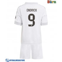 Fotballdrakt Barn Real Madrid Endrick #9 Hjemmedraktsett 2025-26 Kortermet (+ Korte bukser)